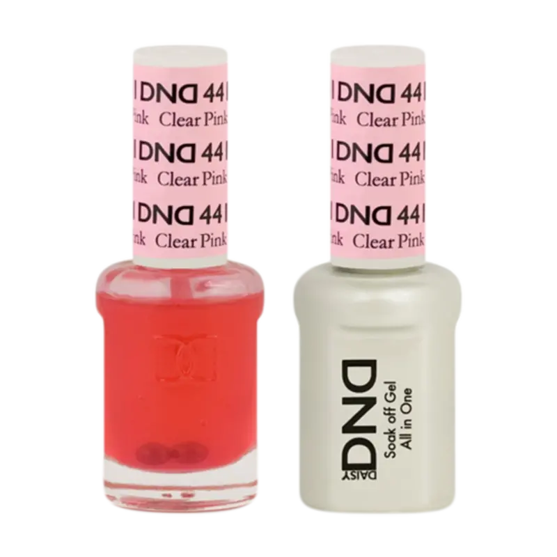 Daisy Dnd Gel & Traditional Polish Pair – Clear Pink Sheer 441 1