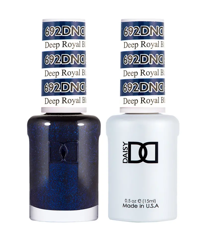 Daisy Dnd Long-Lasting Nail Duo – Deep Royal Blue #692 1