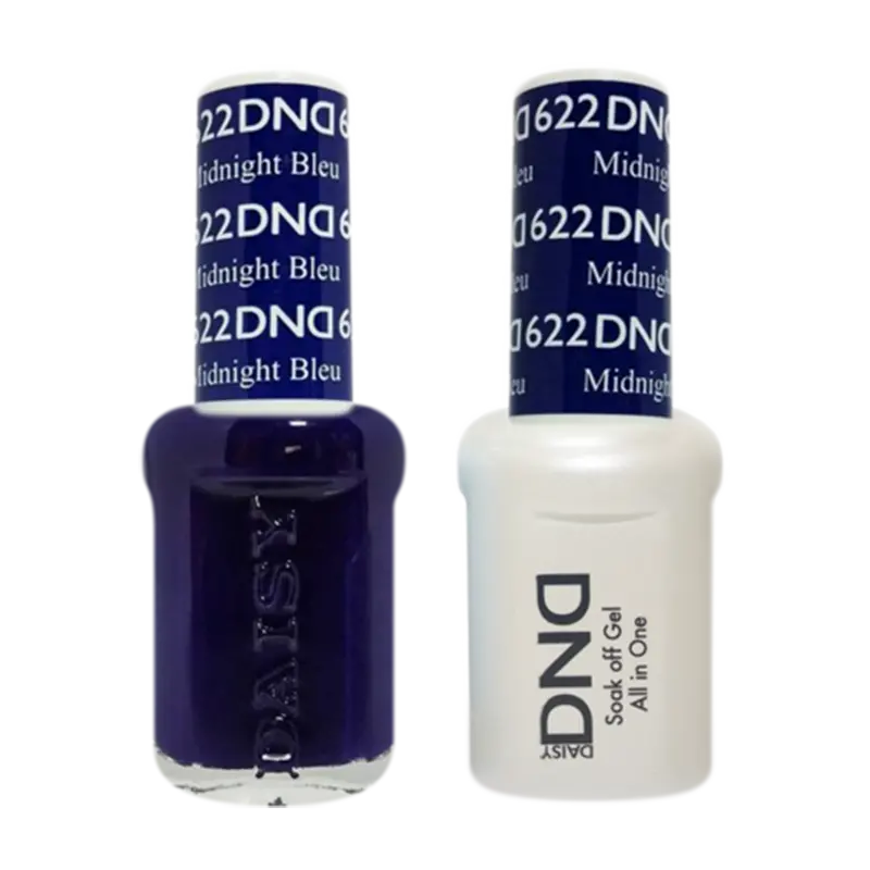 Daisy Dnd Midnight Bleu Gel & Nail Polish Pair 1