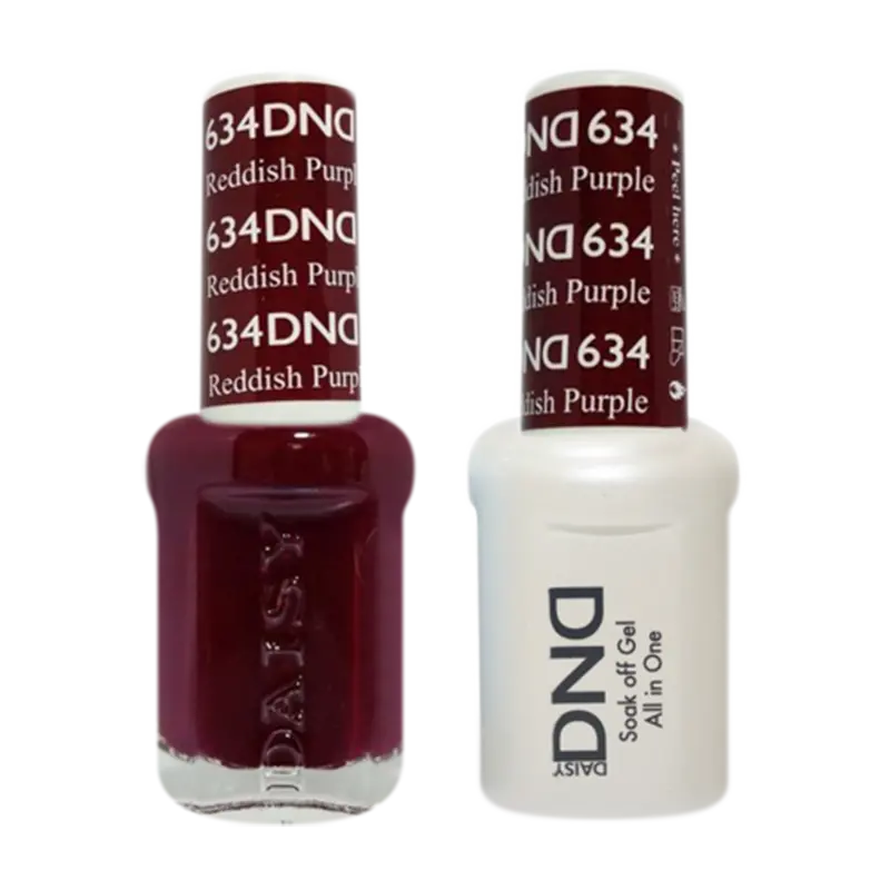 Daisy Dnd Reddish Purple Gel & Nail Lacquer Duo 1