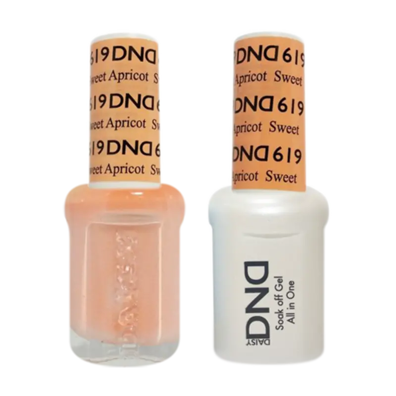 Daisy Dnd Sweet Apricot Gel & Lacquer Pair 1