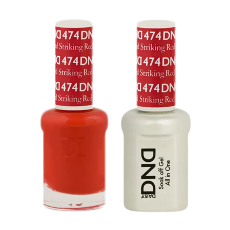 Daisy Dnd Two-In-One Nail Color Kit – Striking Red #474 1
