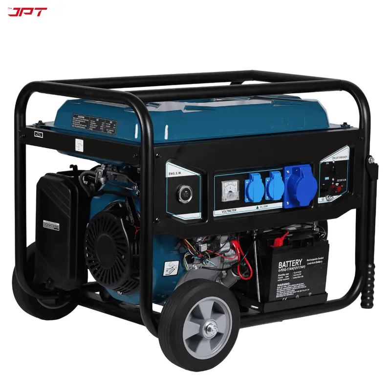 Dayuri 5.5Kw Portable Petrol Generator – 4-Stroke Single-Phase Engine, Push-Button Start, 220V/50Hz + 12V Dc Output, 25L Tank 1