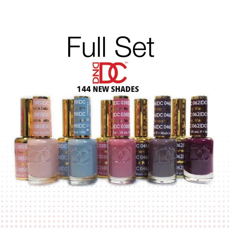Dc Collection Full Set: 144 Premium Soak-Off Gel Colors 1