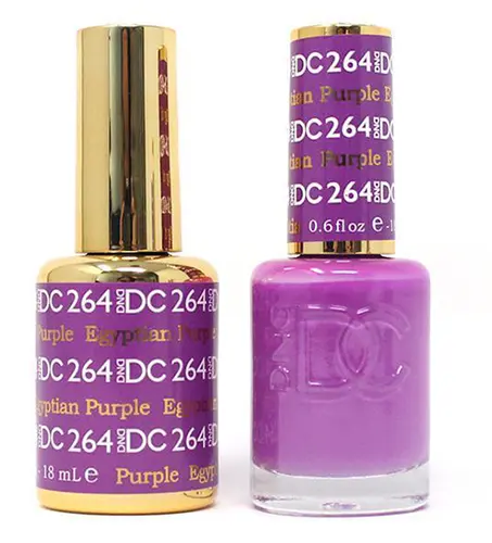 Dc Matching Duo Gel & Nail Lacquer In Egyptian Purple (Dc264) 1