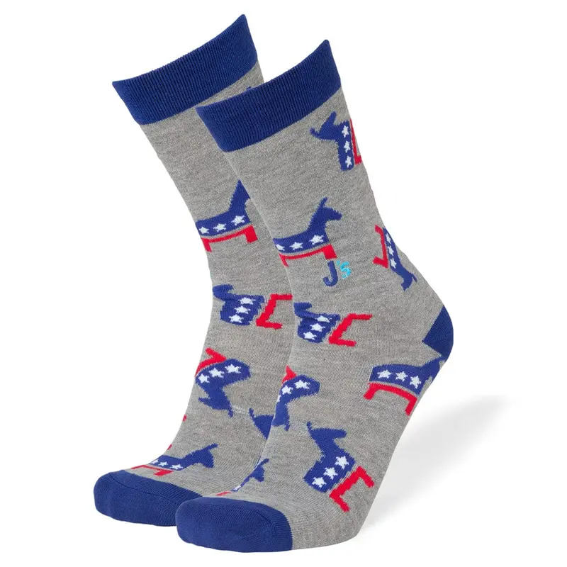Democratic Party Inspired Crew Socks 1