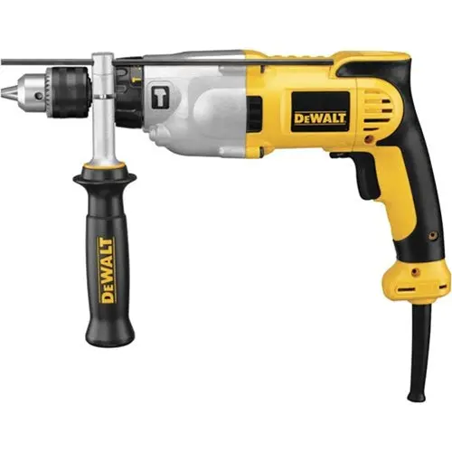 Dewalt 1/2" Hammer Drill – Dual-Mode Pistol Grip For Concrete & Wood 1