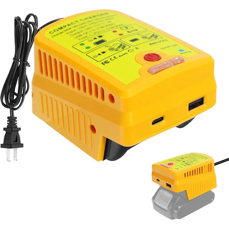 Dewalt 20V 2-In-1 Portable Charger & Power Bank With Usb-C, Fast Charging & Built-In Speaker 1