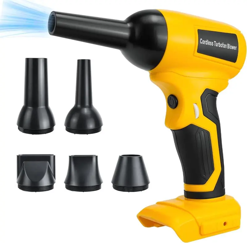 Dewalt 20V Cordless Handheld Leaf Blower — 130K Rpm Brushless Motor, 30 M/S Airflow, 5 Attachments 1