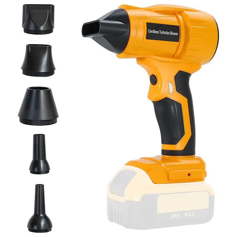 Dewalt 20V Cordless Handheld Leaf Blower — 96K Rpm Brushless Motor, 40 M/S Airflow, 5 Attachments 1