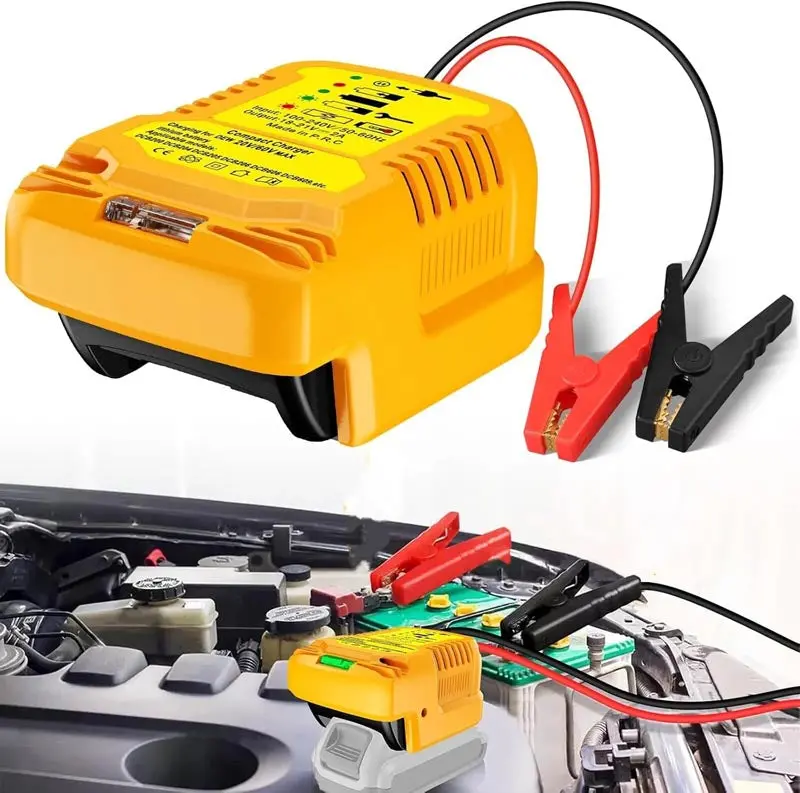 Dewalt 20V Max 12V Car Jump Starter Adapter – Compact Emergency Booster For 3.5L Gas Engines With Smart Pulse Charging 1