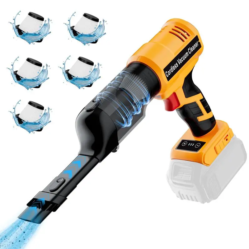 Dewalt 20V Max Cordless Handheld Vacuum — 240W Brushless Motor, 3-Speed Portable Cleaner For Cars, Homes & Pets 1
