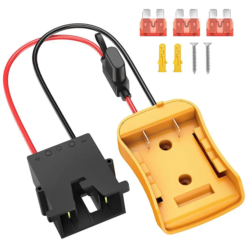Dewalt 20V Max To 12V Ride-On Toy Adapter – Fisher-Price Compatible Power Wheel Converter With Robust 12Awg Wiring 1