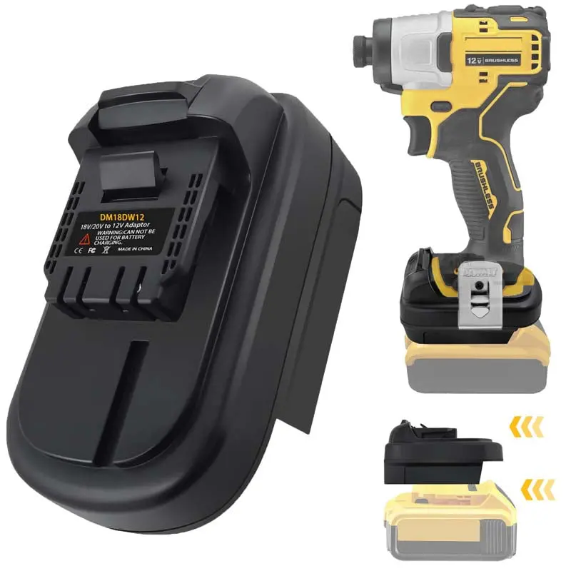 Dewalt 20V To Dewalt 12V Battery Step-Down Adapter Converter 1