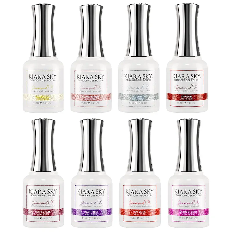 Diamondfx Love Sparks Holographic Gel Collection 1