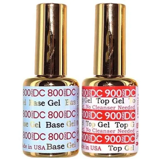 Dnd Dc No-Cleansing Gel Base & Top Coat – Dual-Function Formula, 900 1