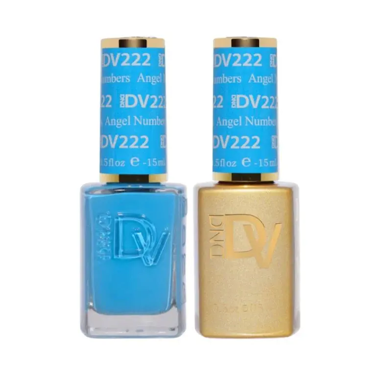 Dnd Diva Angel Numbers Nail Enamel – Delicate Metallic Silver 1