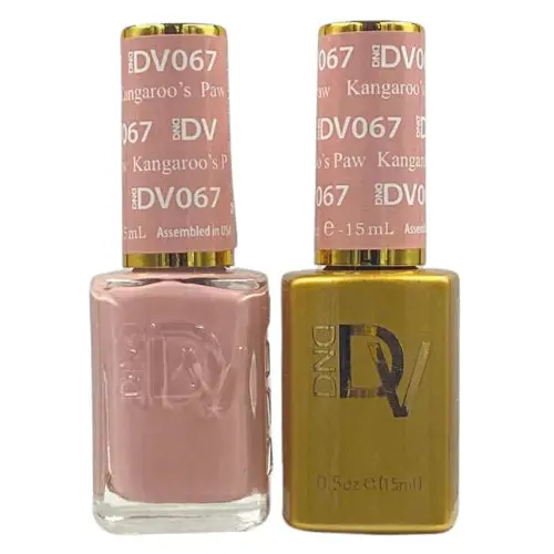 Dnd Diva Duo Gel Polish Set: Kangaroo'S Paw #067 1