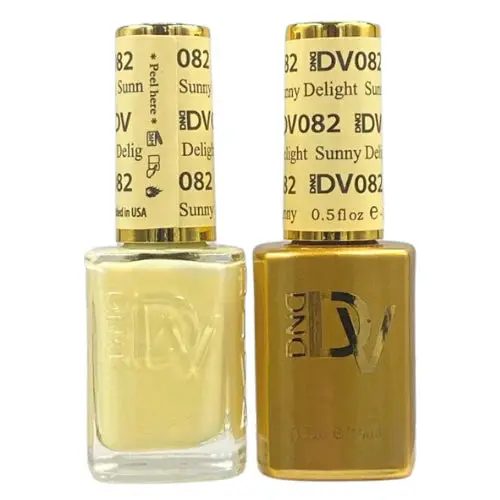 Dnd Diva Matching Duo Nail Polish Set – Shade 082 Sunny Delight 1