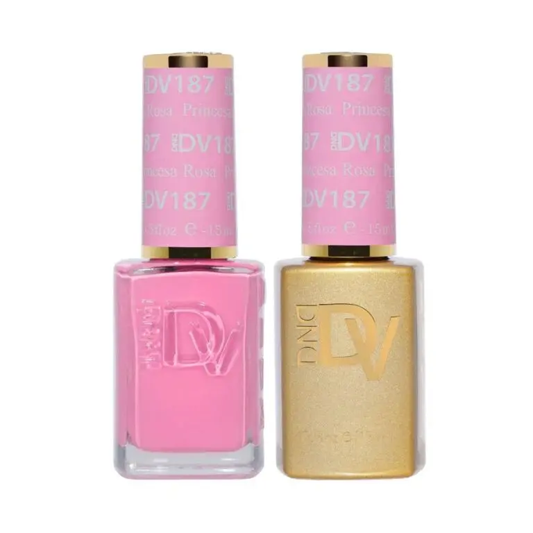 Dnd Diva Nail Enamel In Princesa Rosa Shade 187 1