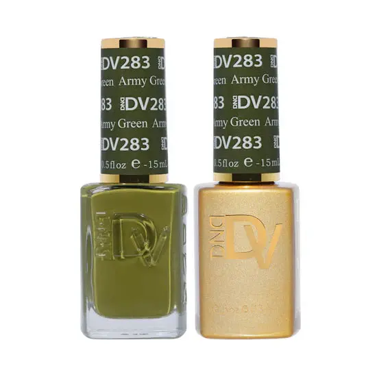 Dnd Diva Nail Lacquer – Army Green (Color #283) 1