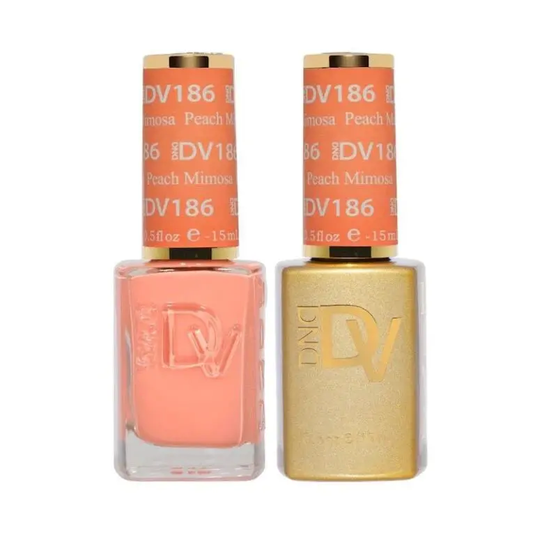 Dnd Diva Nail Polish In Peach Mimosa Tone 186 1