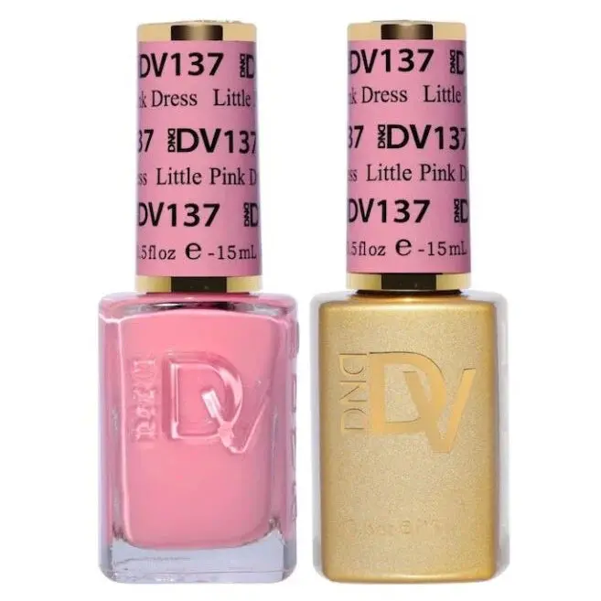 Dnd Diva Nail Polish - Little Pink Dress #137 1