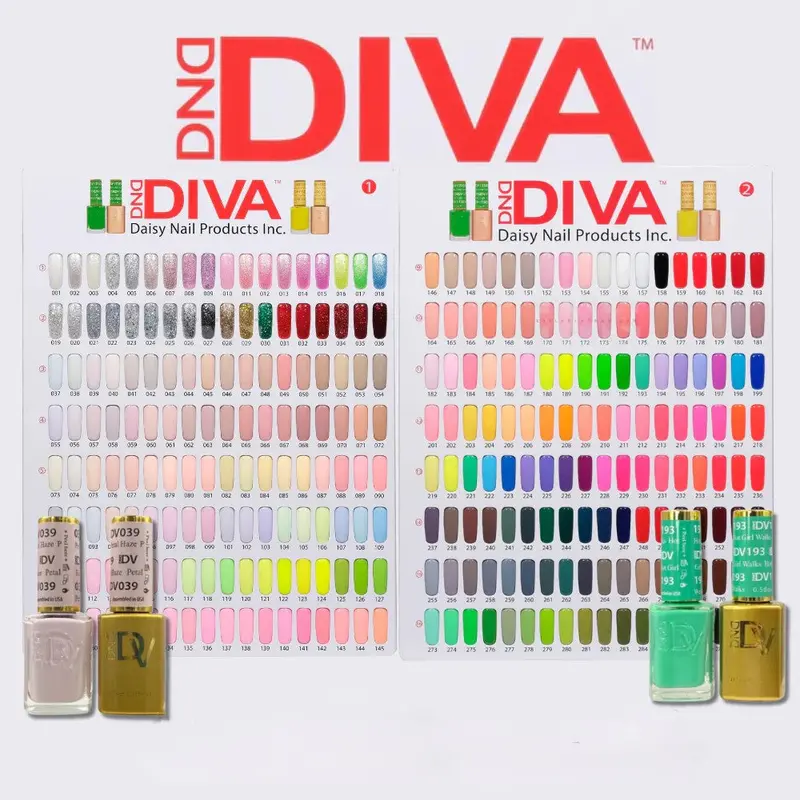 Dnd Diva Nail Products Sample Book 1