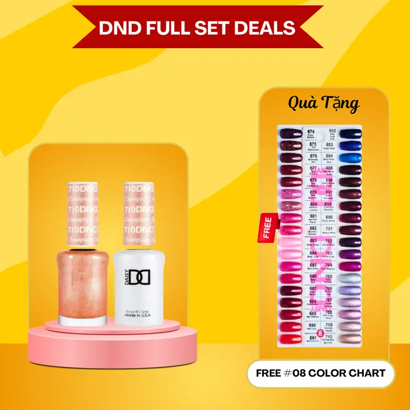 Dnd Duo Collection – 36 Elegant Gel Colors (#674–#710) With Dedicated Swatch Chart 1