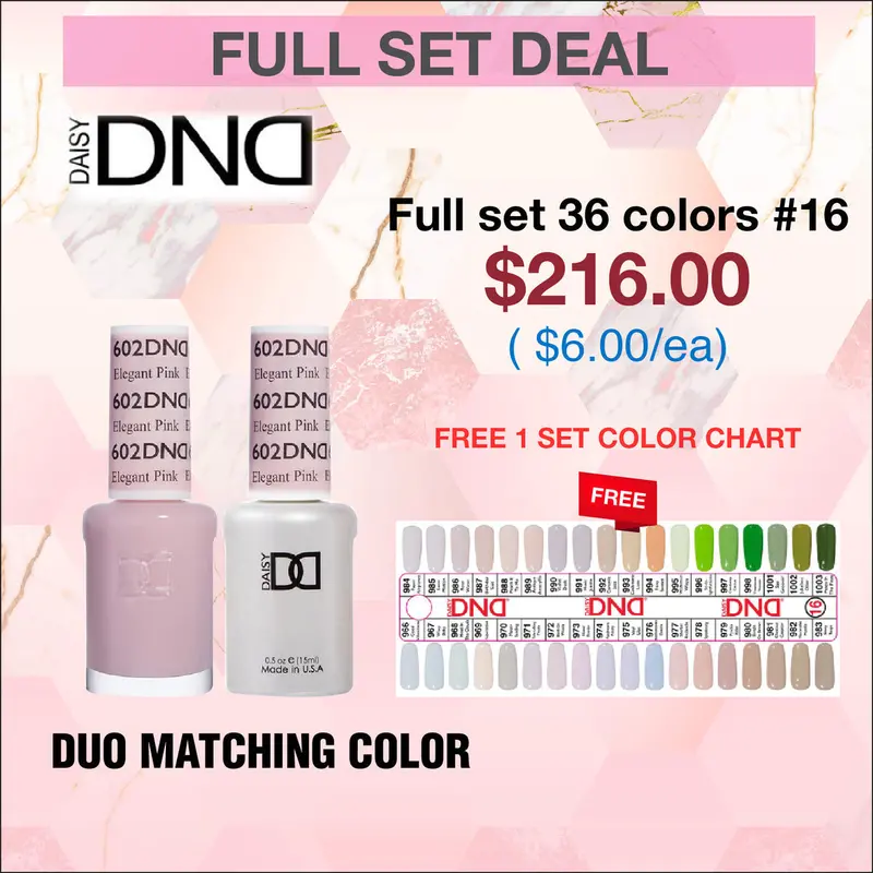 Dnd Duo Matching Nail Polish Set – 36 Retro Earth-Scape Shades (#966–#1003) 1