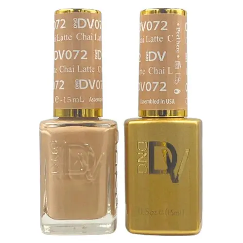 Dnd Gel & Polish Diva Duo Shade #072: Chai Latte 1