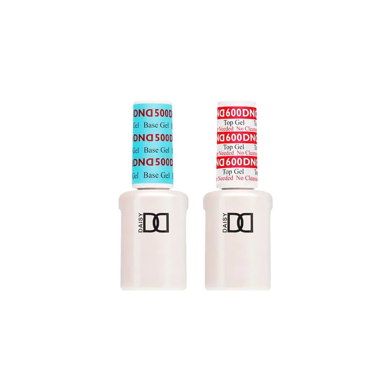 Dnd Long-Lasting Duo: Top Gel #600 + Base Gel #500 1