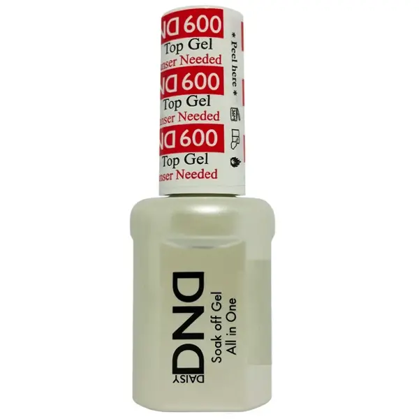 Dnd No-Wipe Top Coat Gel – Non-Cleansing Formula, 600 Series 1