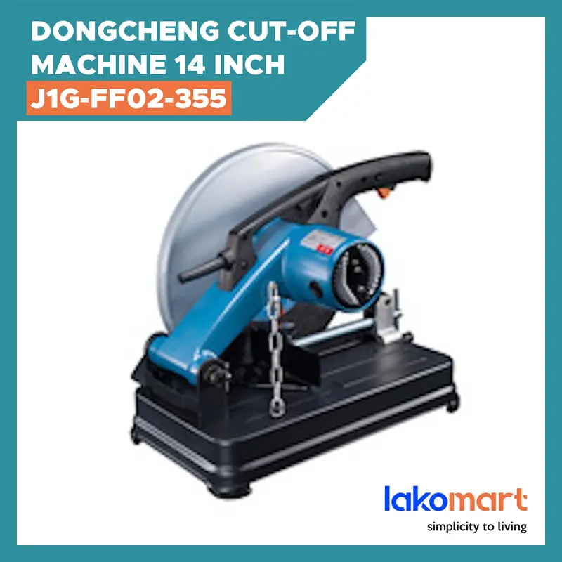 Dongcheng 14" Heavy-Duty Cut-Off Saw – 240V, 1800W Industrial Metal & Masonry Cutter [J1G-Ff02-355] 1