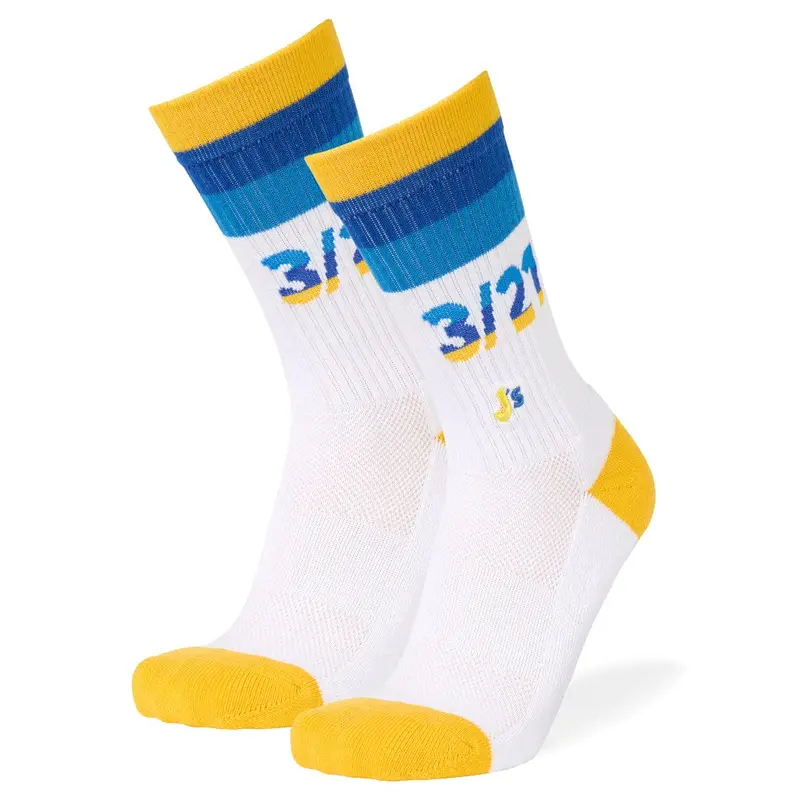 Down Syndrome Awareness ‘3.21’ Athletic Crew Socks 1