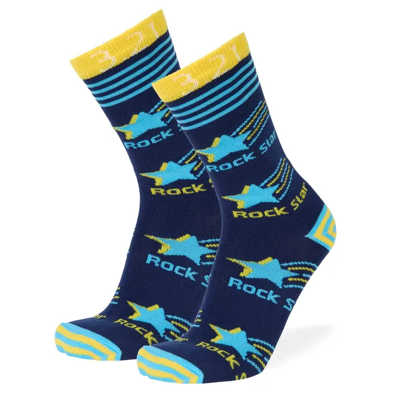 Down Syndrome Rock Star Crew Socks 1
