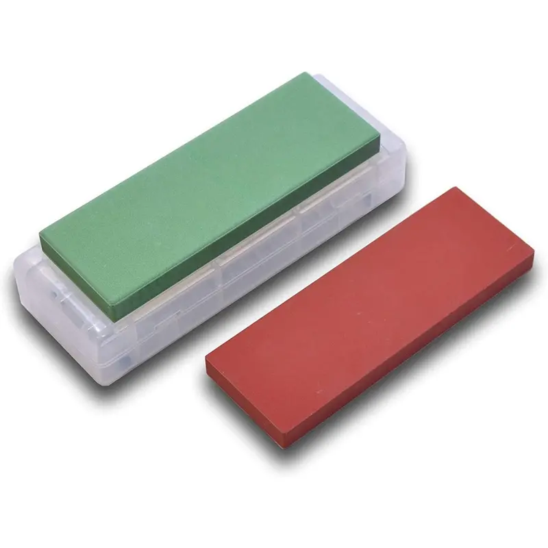 Dual-Grit Sharpening Stone Set (#220 & #1000) With Durable Storage Case 1