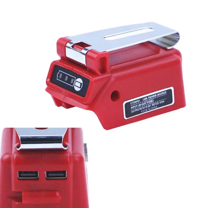 Dual Usb Portable Power Adapter For Black+Decker 20V Max Batteries – Heated Jacket & Device Charging 1