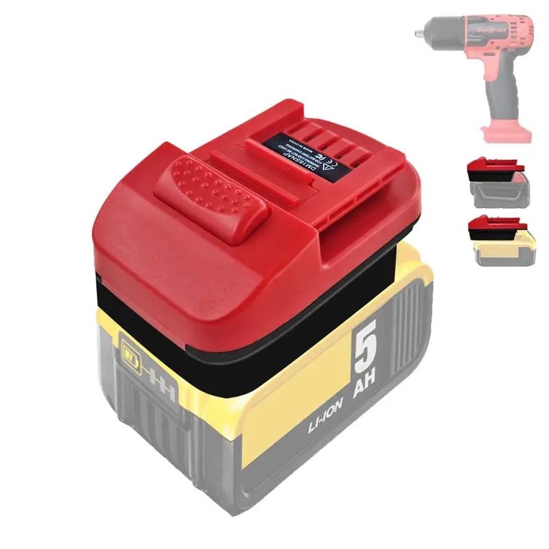 Dual-Voltage Adapter: Milwaukee M18 & Dewalt 20V To Snap-On 18V Battery Converter 1
