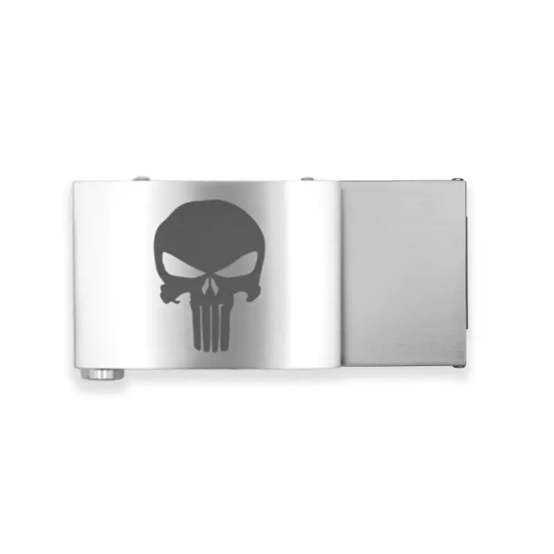 Engraved Punisher-Themed X4 Tactical Buckle – 1.5 Inch Width 1