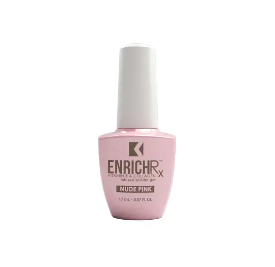 Enrichrx Nude Pink Gel Polish – Sheer, Skin-Tone Enhancing Neutral Hue 1