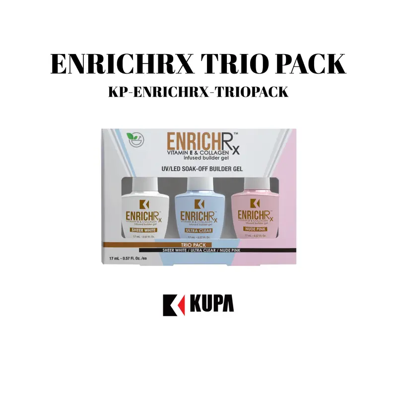 Enrichrx Trio Collection – Three Complementary Gel Polish Shades 1