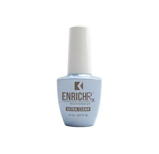 Enrichrx Ultra Clear Gel Polish – High-Gloss Transparent Top-Layer Formula 1