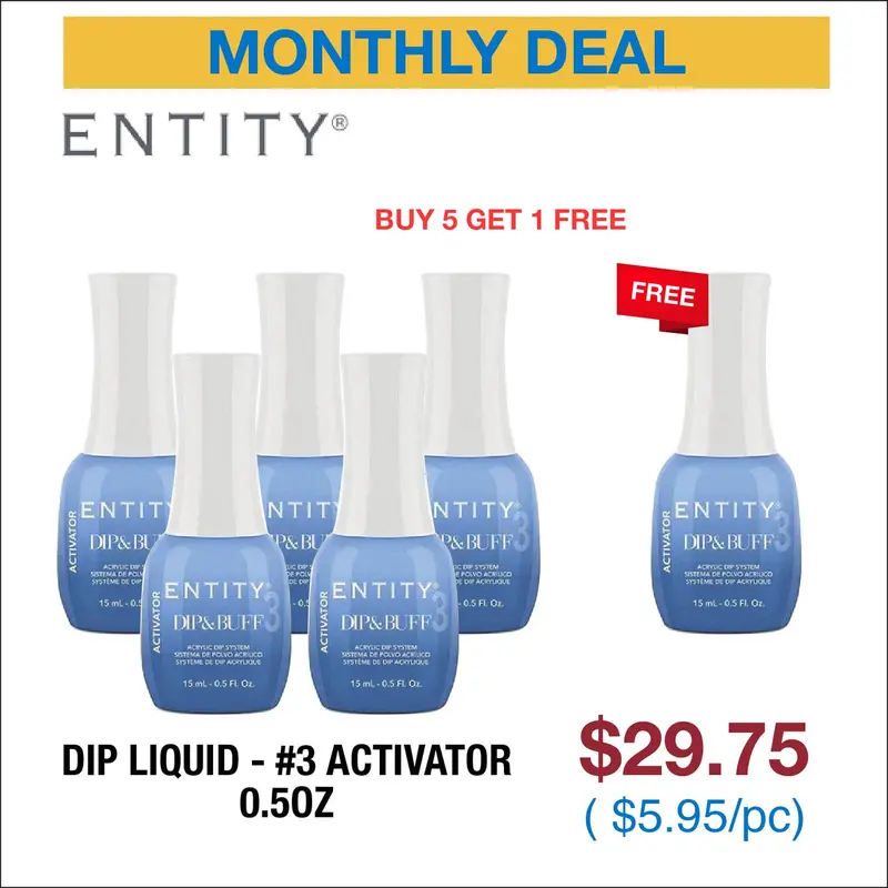 Entity Dip Liquid Activator – Holiday Deal #3 (0.5Oz) – Buy 5, Get 1 Free 1