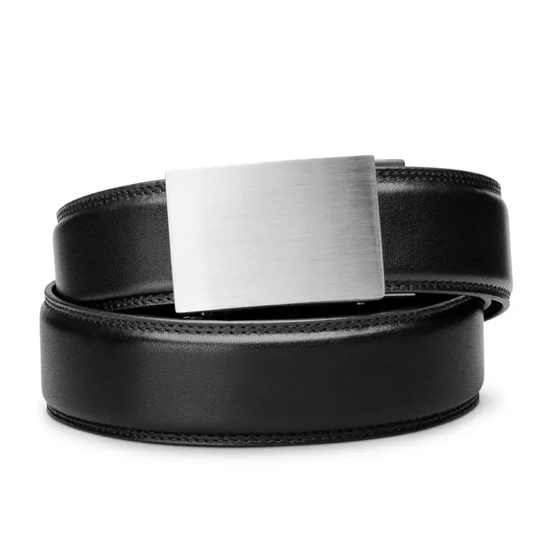 Eureka Buckle Leather Belt – 1.37-Inch Rugged Style 1
