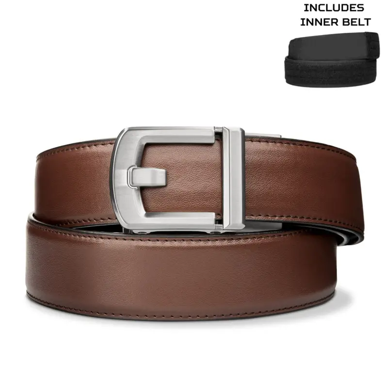 Executive Protection Armortek Leather Belt Kit – 1.5-Inch Brown 1