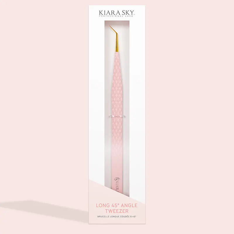 Extra-Long 45-Degree Slanted Tweezers For Enhanced Control 1