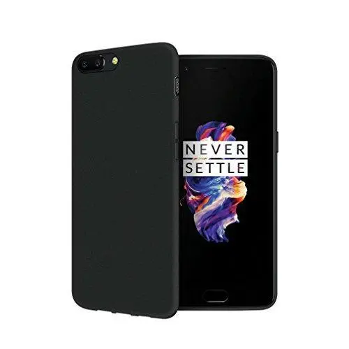 Foso Sandstone Matte Tpu Back Cover For Oneplus 5 – Quicksand Texture, Flexible & Durable 1