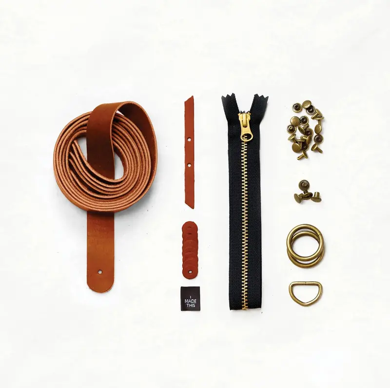 Fremont Chestnut Leather & Hardware Bundle 1