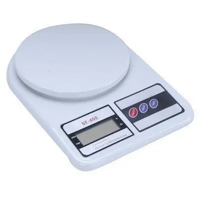 Gadgetbucket Digital Kitchen Scale – 10 Kg Capacity, White 1